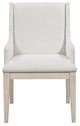 Homelegance® Tundra Antique White/Ivory Arm Chair-2