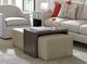 Lexington Home Customizable Ariana Savona Leather Cocktail Ottoman with Slide-2