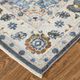 Feizy Kaia Blue/Red 5' x 7' Rug-2