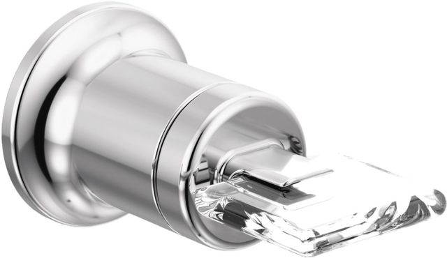 Brizo Allaria® Polished Chrome 2-Hole Single-Handle Lavatory Faucet with Clear Handle -0