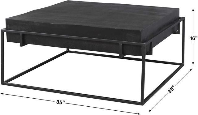 Uttermost® Telone Black Coffee Table-2