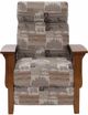 Best® Home Furnishings Field and Stream Home Tuscan Distressed Pecan/Fawn High Leg Manual Recliner-1