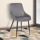 Armen Living Mia Black/Gray Dining Side Chair-1