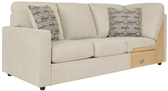 Signature Design by Ashley® Edenfield 3-Piece Linen Right-Arm Facing Sectional and Chaise-2