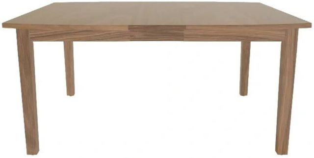 Mavin Customizable 54" x 54" Boat Extendable Dining Table with 12" Leaf-1