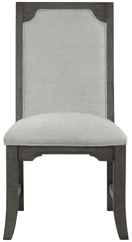 New Classic® Home Furnishings Lisbon Gray Dining Side Chair-2