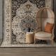Karastan® Zephyr Chronos Black 8' x 10' Area Rug-5