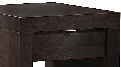 VieBois Java Dark Brown Side Table-1