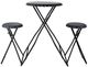 A & B Home Black Coffee Table Set-1