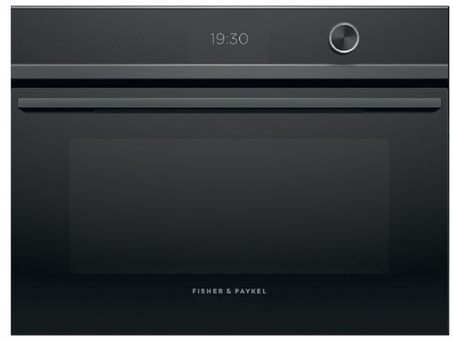 Fisher & Paykel Series 9 24" Black Glass Electric Speed Oven-0
