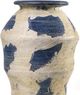 TOV Furniture Visha Blue/Cream Terracotta Decorative Vase-4