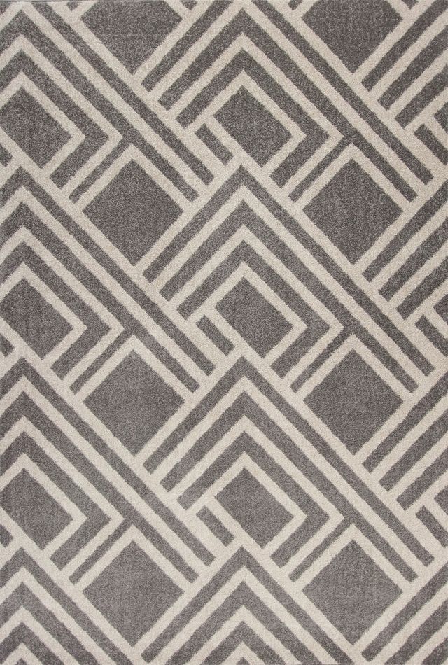KAS Rugs Lucia Grey Modeme 5'x8' Rug-0