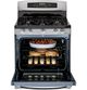 GE Profile™ 30" Free Standing Dual Fuel Range-Stainless Steel-1
