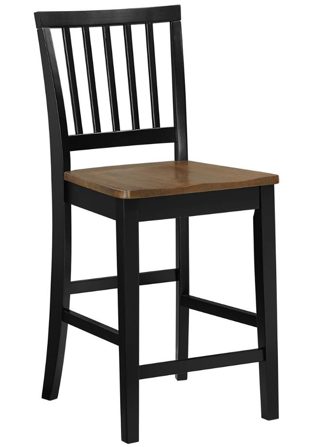 Steve Silver Co. Joplin Walnut/Ebony Counter Stool-1