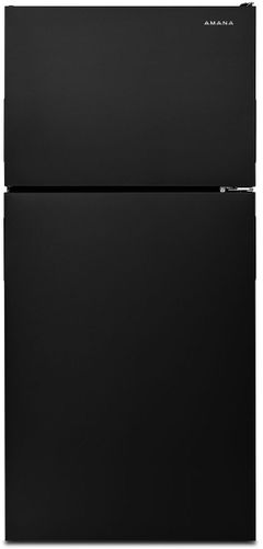 Amana® 30 in. 18.2 Cu. Ft. Black Top Freezer Refrigerator