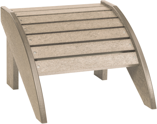 C R Plastic Beige Footstool-0