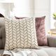Surya Alana Cream 20"x20" Toss Pillow with Down Insert-4