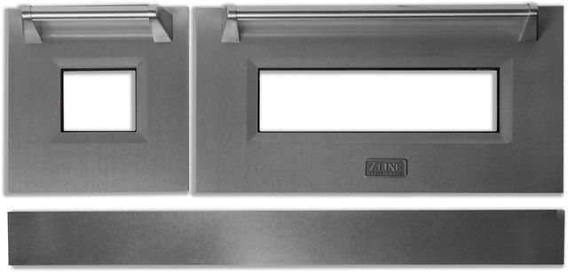 ZLINE 48" Black Matte Range Door-0
