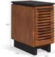 Legends Home Graceland Bourbon Chairside Table with Matter Black Base-2