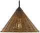 Currey & Company Basket Blacksmith/Natural Wall Sconce-4