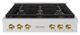 ZLINE Paramount Autograph Edition 36" Stainless Steel Gas Cooktop with Polished Gold Accents-0