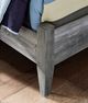Signature Design by Ashley® Baystorm Gray Twin Panel Footboard with Rails-1