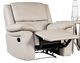 Furniture of America® Glarus Off-White Manual Recliner-0