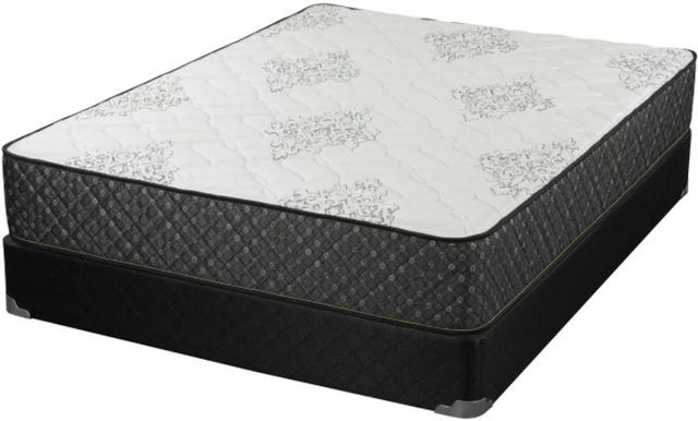 Coaster® Aspen 12.25" White/Black Queen Mattress-0