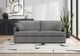 Monarch Specialties Inc. Centauri-13 Grey Convertible Full Sleeper Sofa Bed-2