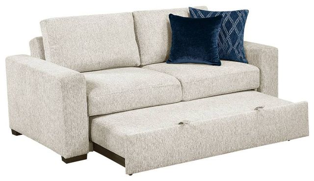 Homelegance® Isla Beige Pull-Out Bed Loveseat with Click Motion Back-3