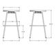 Amisco Customizable Costa Swivel Bar Stool-2