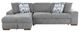 Homelegance® Raife 2-Piece Gray Sectional with Left Chaise-2
