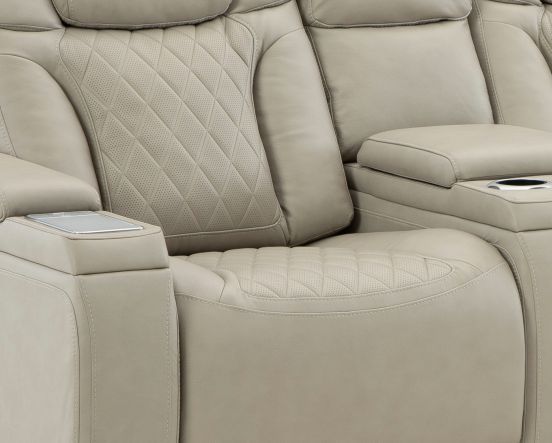 Signature Design by Ashley® Strikefirst Cloud Power Reclining Loveseat with Console-1