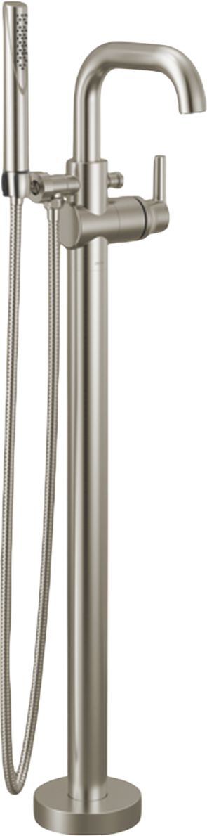 Delta Trinsic® Stainless Floor Mount Tub Filler-0