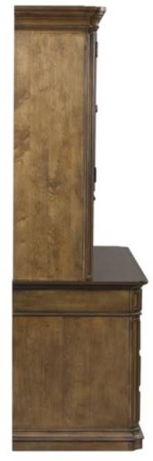 Liberty Furniture Amelia Antique Toffee Junior Executive Credenza Set-4