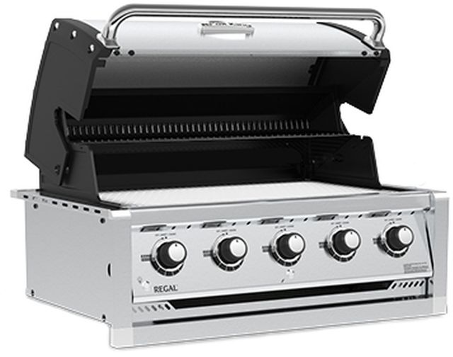Broil King® Regal™ S 520 1-Burner Stainless Steel Built In Natural Gas Grill-2