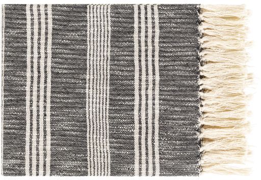 Surya Callan Black 50"x60" Throw Blanket-0