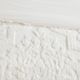 Olliix by Madison Park White King/California King Viola 3 Piece Tufted Cotton Chenille Damask Duvet Cover Set-3