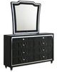 Coaster® Lorient Black Dresser and Mirror-0