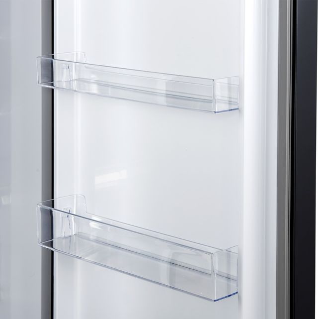 FORNO® Maderno Espresso 28" 13.6 Cu. Ft. Black Built-In Convertible Column Refrigerator with Antique Brass Handles-3
