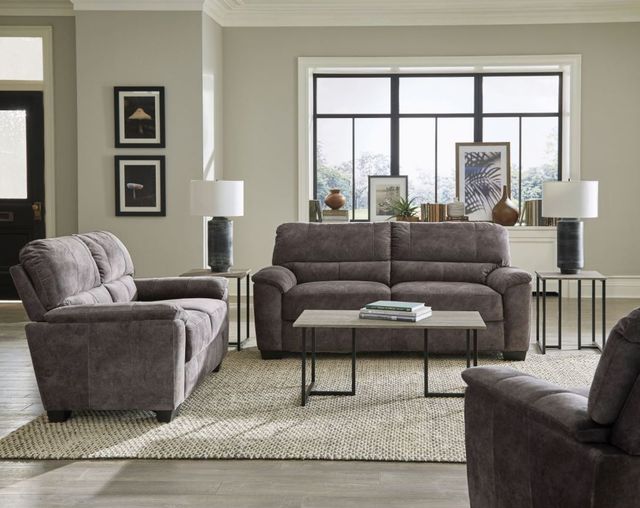 Coaster® Hartsook 2-Piece Charcoal Grey Living Room Set-0