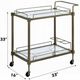 ACME Furniture Aditya Antique Brass/Mirrored Serving Cart-2