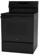 GE® 400 Series 30" Black Freestanding Electric Range-2