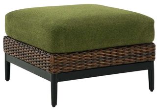 Signature Design by Ashley® Horizon Hall Brown/Green Aluminum/Fabric/Resin Outdoor Ottoman