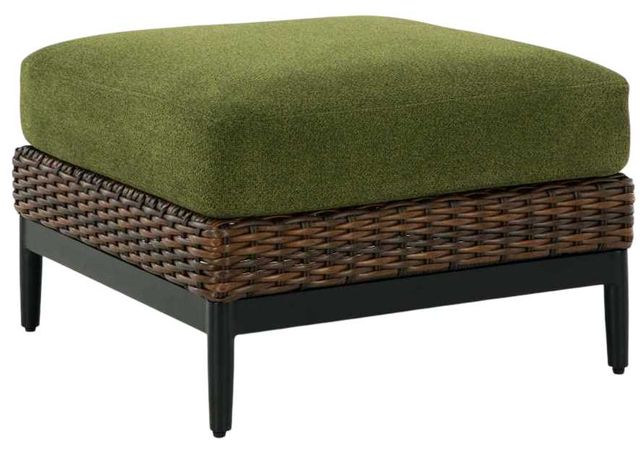 Signature Design by Ashley® Horizon Hall Brown/Green Aluminum/Fabric/Resin Outdoor Ottoman-0