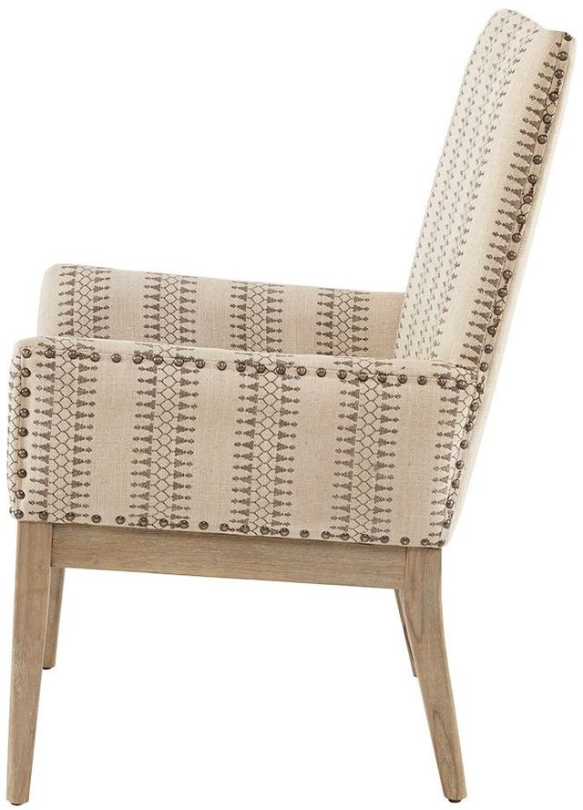 Olliix by Madison Park Natural Set of 2 Rika High Back Dining Arm Chairs-3