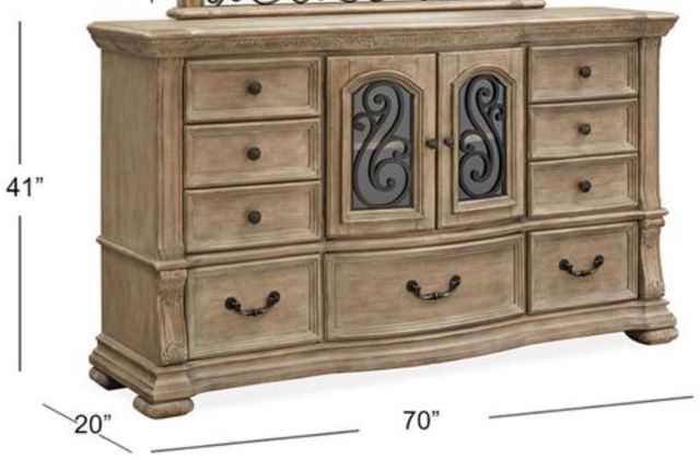 Magnussen Home® Marisol Fawn 9-Drawer Dresser-2