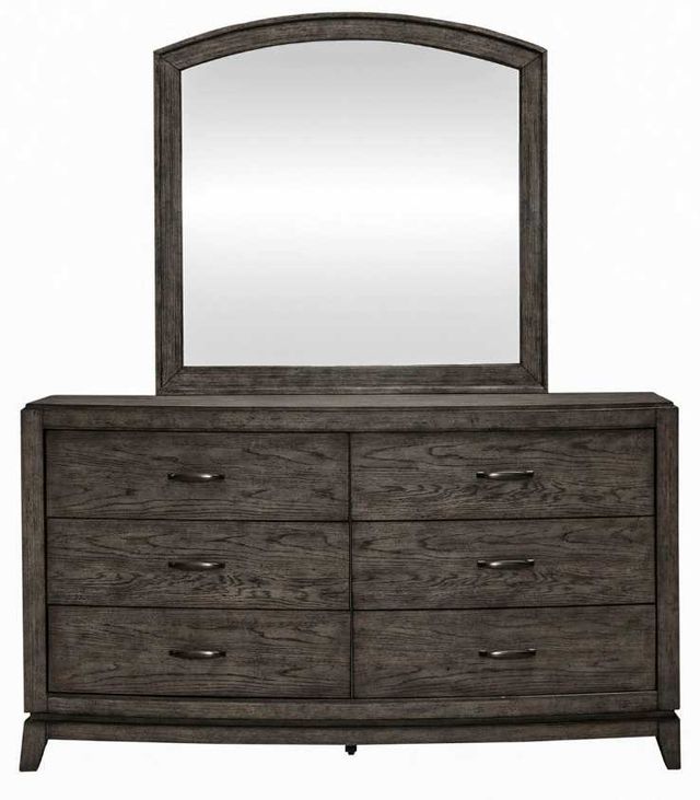 Liberty Furniture Avalon Coffee Bean Dresser and Mirror-2