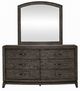 Liberty Furniture Avalon Coffee Bean Dresser and Mirror-2