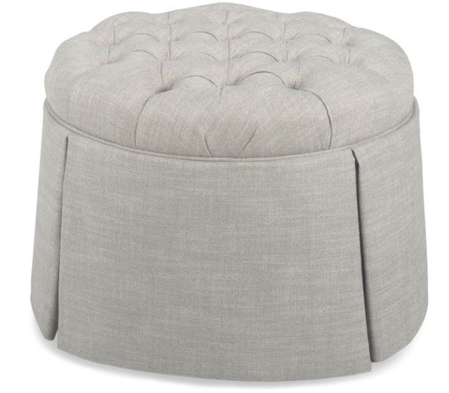 Parker Southern Eureka Light Grey Ottoman-0